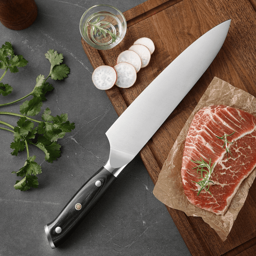 Japanese-Style Hammered Chef’s Knife – 7.9 inch (20 cm) Precision Blade