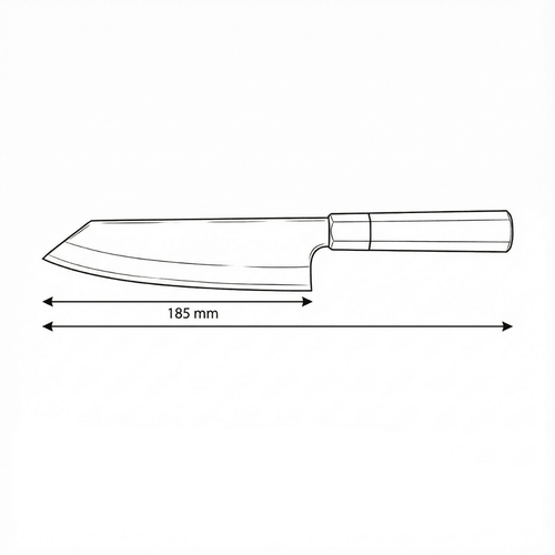 Kiritsuke Stainless Steel Knife – 13.6 inch (34.5 cm) Precision Blade