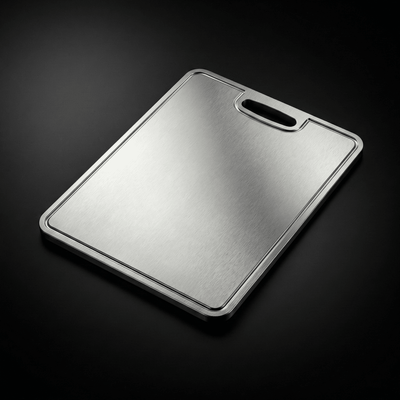 Hand-Hammered Titanium Multi-Pan Cook Set with Cutting Board (5 Pans, 8–10 Inch)