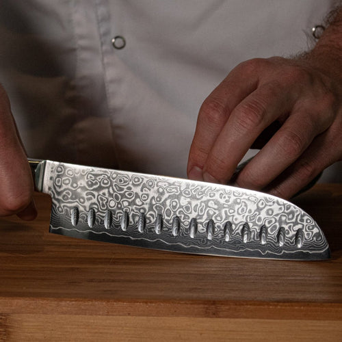Japanese-Style Santoku Knife – 7.1 inch (18 cm) Versatile Blade