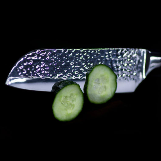 Japanese Hammered Utility Knife – 5.1 inch (13 cm) Precision Blade
