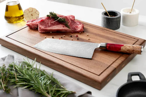 Japanese Damascus Shinku 2-Piece Performance Set – 7.5-Inch (19 cm) & 7.9-Inch (20 cm) Precision Blades