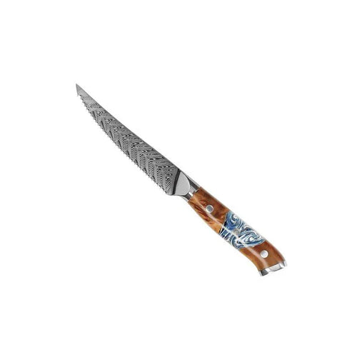 Japanese Damascus Knife Set – 9-Piece Versatile Blade