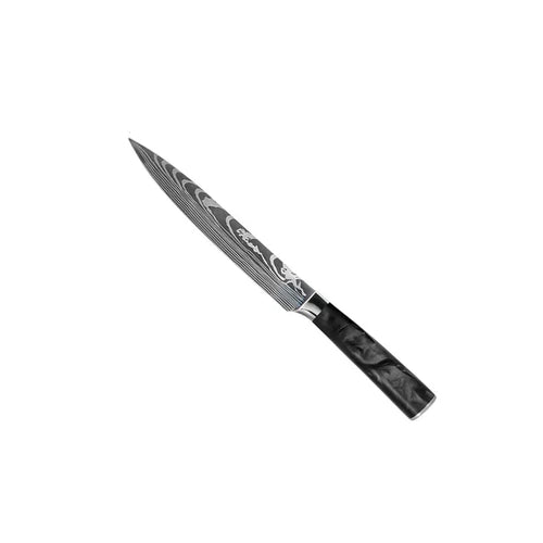 Premium Japanese Damascus Knife Set – 8-Piece Precision Collection