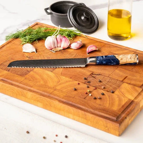 Professional Japanese Damascus Knife Set – 6-Piece Chefs Quality Set