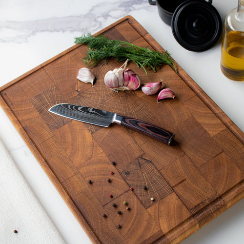 Japanese-Style Santoku Knife – 6.7 inch (17 cm) Compact Blade