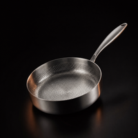 Hand-Hammered High-Wall Titanium Pan