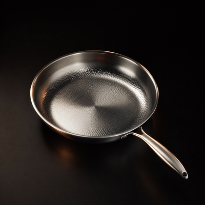 Hand-Hammered Titanium Pan