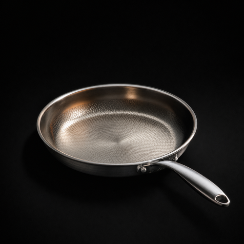 Hand-Hammered Titanium Pan - 3-piece set
