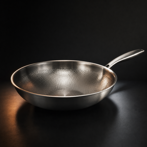 Hand-Hammered Titanium Multi-Pan Cook Set with Cutting Board (5 Pans, 8–10 Inch)
