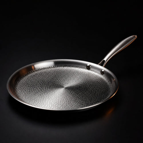 Hand-Hammered Titanium Crêpe Pan