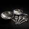 Hand-Hammered Titanium Wok & Fry Pan (10 Inch) with Utensils
