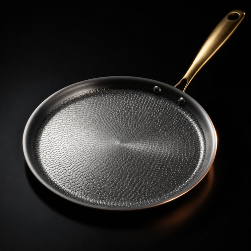 Hand-Hammered Titanium Crêpe Pan I Limited Edition