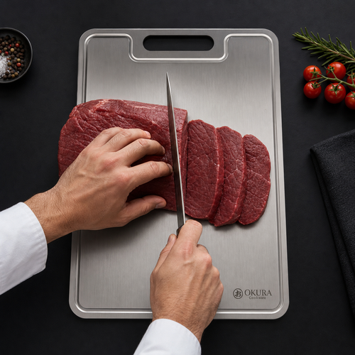 Pure Titanium Cutting Board - PFAS Free