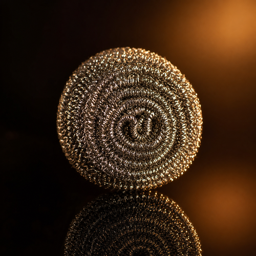 Titanium Pan Scrubbers | Rust-Proof Cleaning Coils (Set of 3)