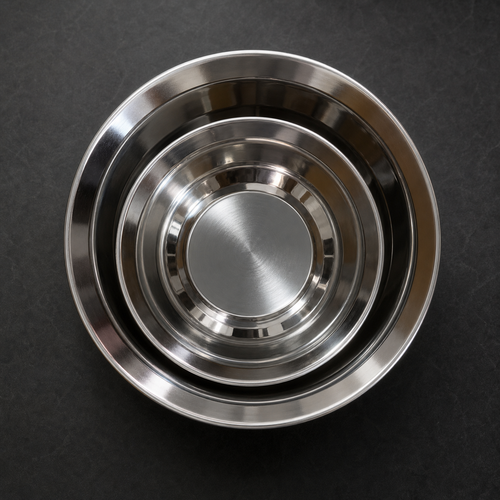 PFAS-Free Stainless Steel Mixing Bowls | Stackable Kitchen Bowl Set