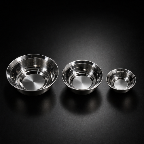 PFAS-Free Stainless Steel Mixing Bowls | Stackable Kitchen Bowl Set