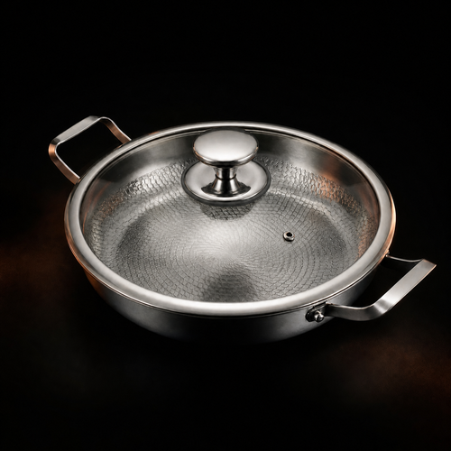 Titanium Pan with Two Handles I PFAS-Free & Durable