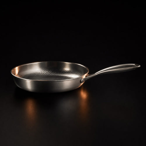 Hand-Hammered Titanium Pan - 3-piece set
