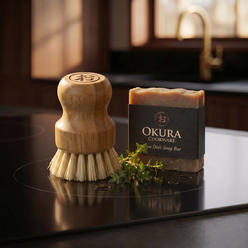 Okura Tawashi — Organic Bamboo Dish Brush