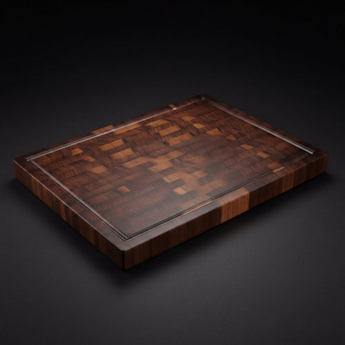 Hand-Hammered Titanium Pan & Sauté Set with Walnut Board and Utensils