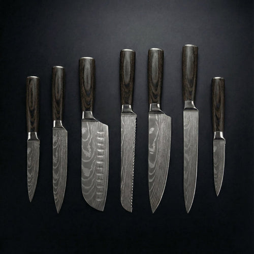 Japanese-Style Knife Set – Precision Collection (7-Piece Set)
