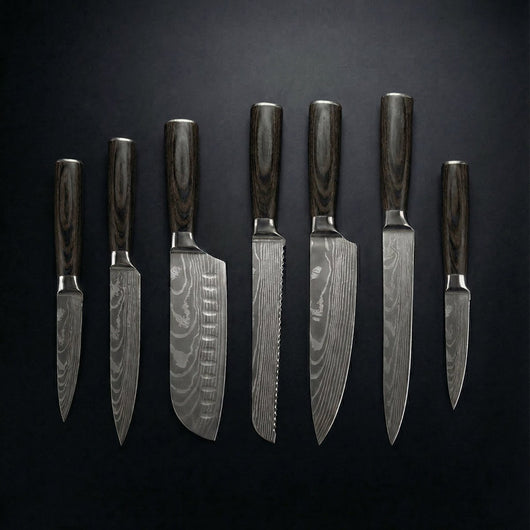 Japanese-Style Knife Set – Precision Collection (7-Piece Set)