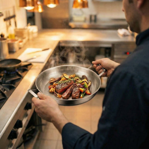 Titanium Pan with Two Handles I PFAS-Free & Durable